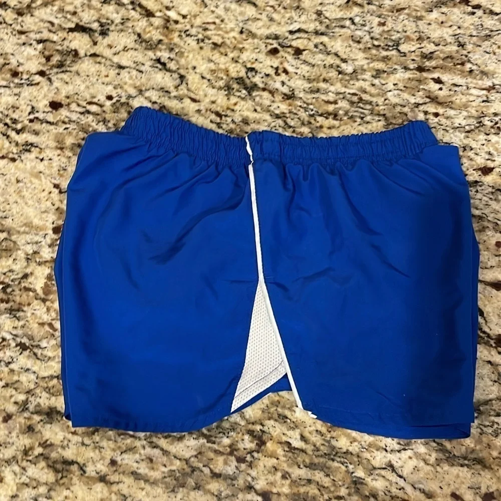 Nike Blue Athletic Shorts Lightweight Moisture-Wicking